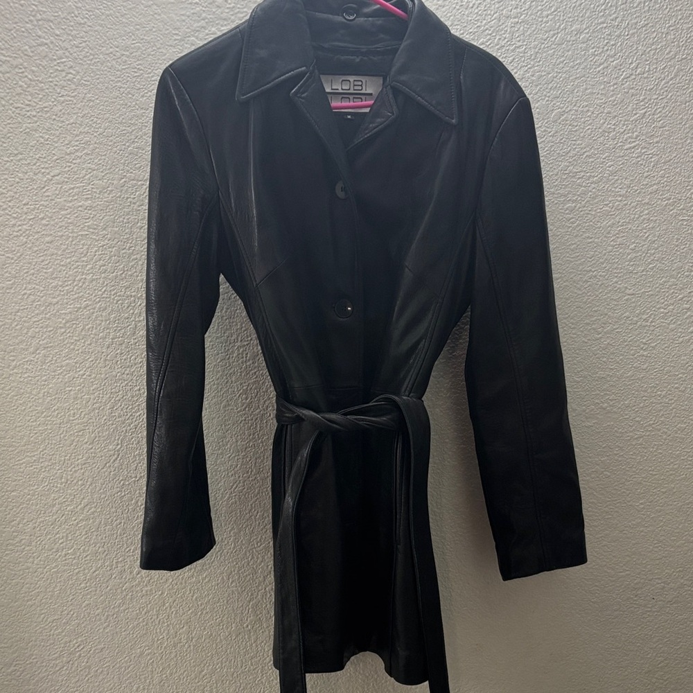 Vintage  Black Leather Jacket